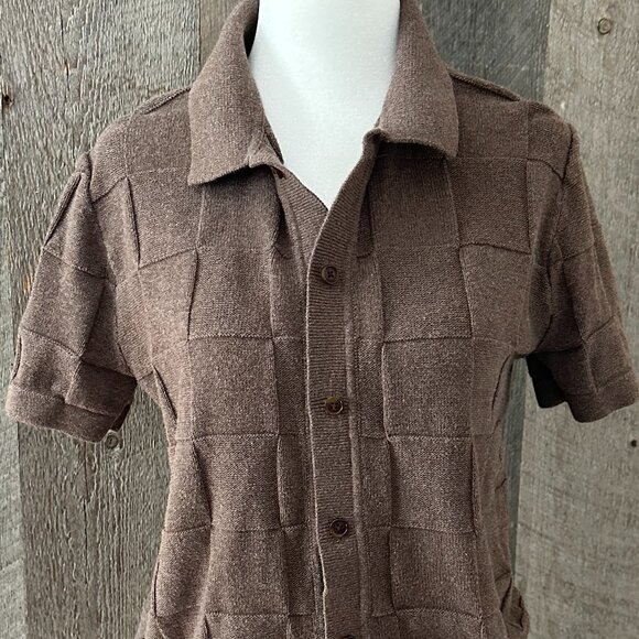 Mens Short Sleeve Knit Polo - Picture 4 of 7